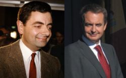 Josè Luis Zapatero e Mister Bean