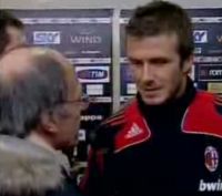 Carlo Pellegatti intervista David Beckham a Controcampo