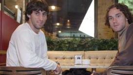 Diego Milito e il fratello Gabriel Milito