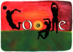 Google Doodle I Love Football