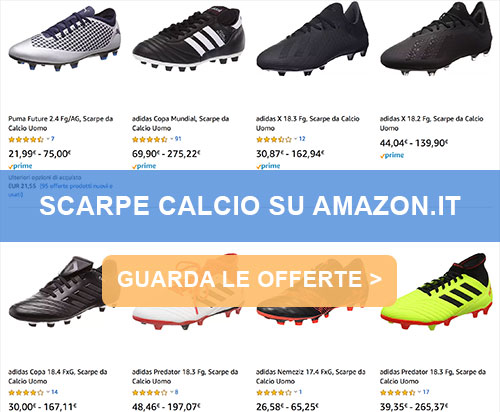 Scarpe da Calcio Online: Vendita Scarpini Calcio e Scarpe Calcetto Futsal  Calcio 5 Migliori Marche