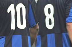 Ibrahimovic maglia numero 10 Inter FC