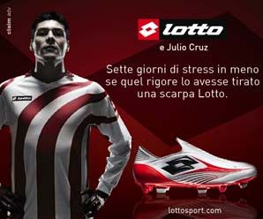 Pubblicità Lotto con Julio Cruz