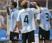 time out nella finale delle Olimpiadi Argentina-Nigeria
