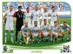 Figurina Panini Algeria Mondiali 2010