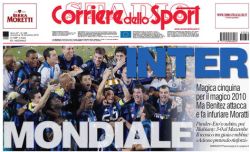 Prima pagina Corriere dello Sport 19/12/2010