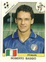 Roberto Baggio: Figurina Panini Italia 90