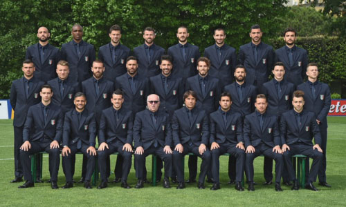 Foto nazionale italiana calcio divisa Ermanno Scervino