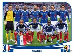 Figurina Panini Francia Mondiali 2010