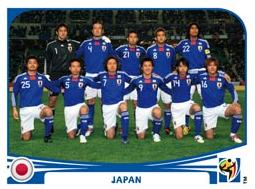 Figurina Panini Japan Mondiali 2010