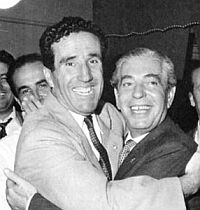 Helenio Herrera con Angelo Moratti
