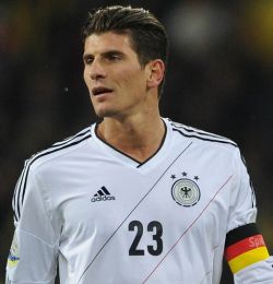 Mario Gomez maglia Germania