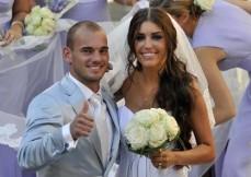 Matrimonio Wesley Sneijder e Yolanthe Cabau van Kasbergen