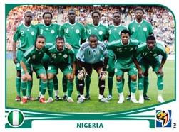 Figurina Panini Nigeria Mondiali 2010