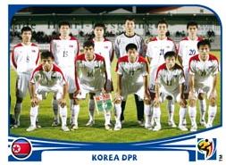 Figurina Panini Corea del Nord Mondiali 2010