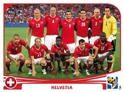 Figurina Panini Svizzera Mondiali 2010