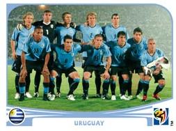 Figurina Panini Uruguay Mondiali 2010