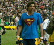 Gianluigi Buffon maglietta Superman Parma