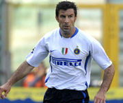 Luis Figo maglia Inter