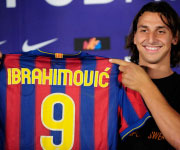 Zlatan Ibrahimovic Barcellona maglia 9