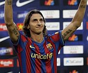 Presentazione Ibrahimovic Barcellona 2009