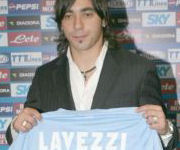 Lavezzi con la maglia del Napoli