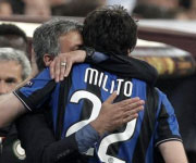 Diego Milito e Jose Mourinho triplete 2010