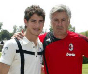 Pato e Carlo Ancelotti