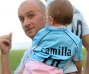 Famiglia Tommaso Rocchi con la figlia Camilla