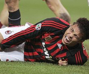 Infortunio Ronaldo Milan-Livorno 1-1 del 13-02-2008