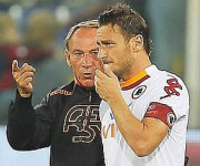 Zdenek Zeman e Francesco Totti Roma 2012